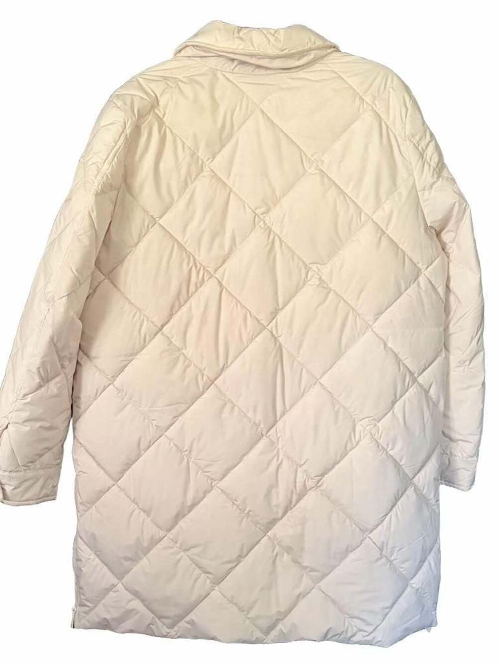 Sanctuary Modern Supply quilted puffer coat in a soft cream - Picture 2 of 8